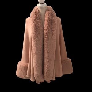 Faux fur Cape